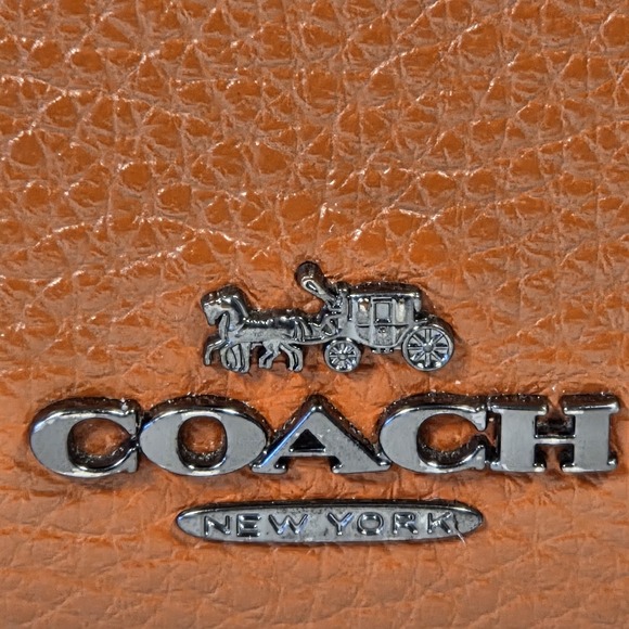 Coach Jules Hobo SUNSET Pebble Leather Snake Embossed Straps Purse Crossb CC756 - Picture 4 of 16